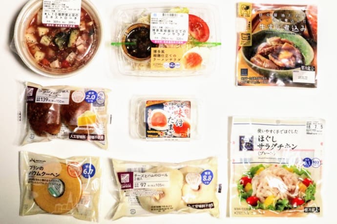 コンビニでおすすめの低糖質食品