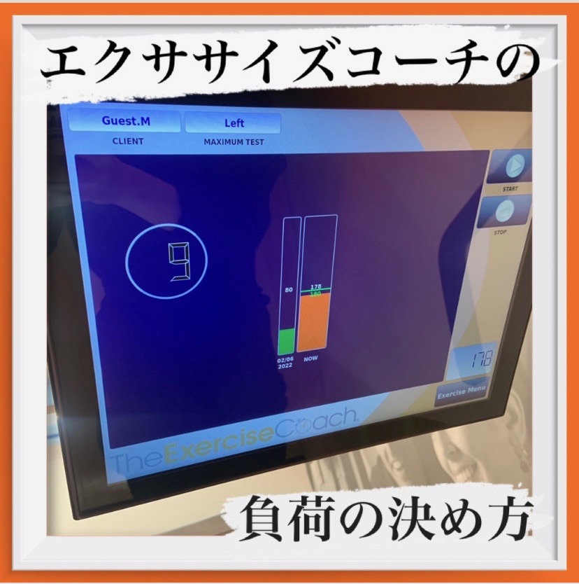 エクササイズコーチの負荷の決め方🤔