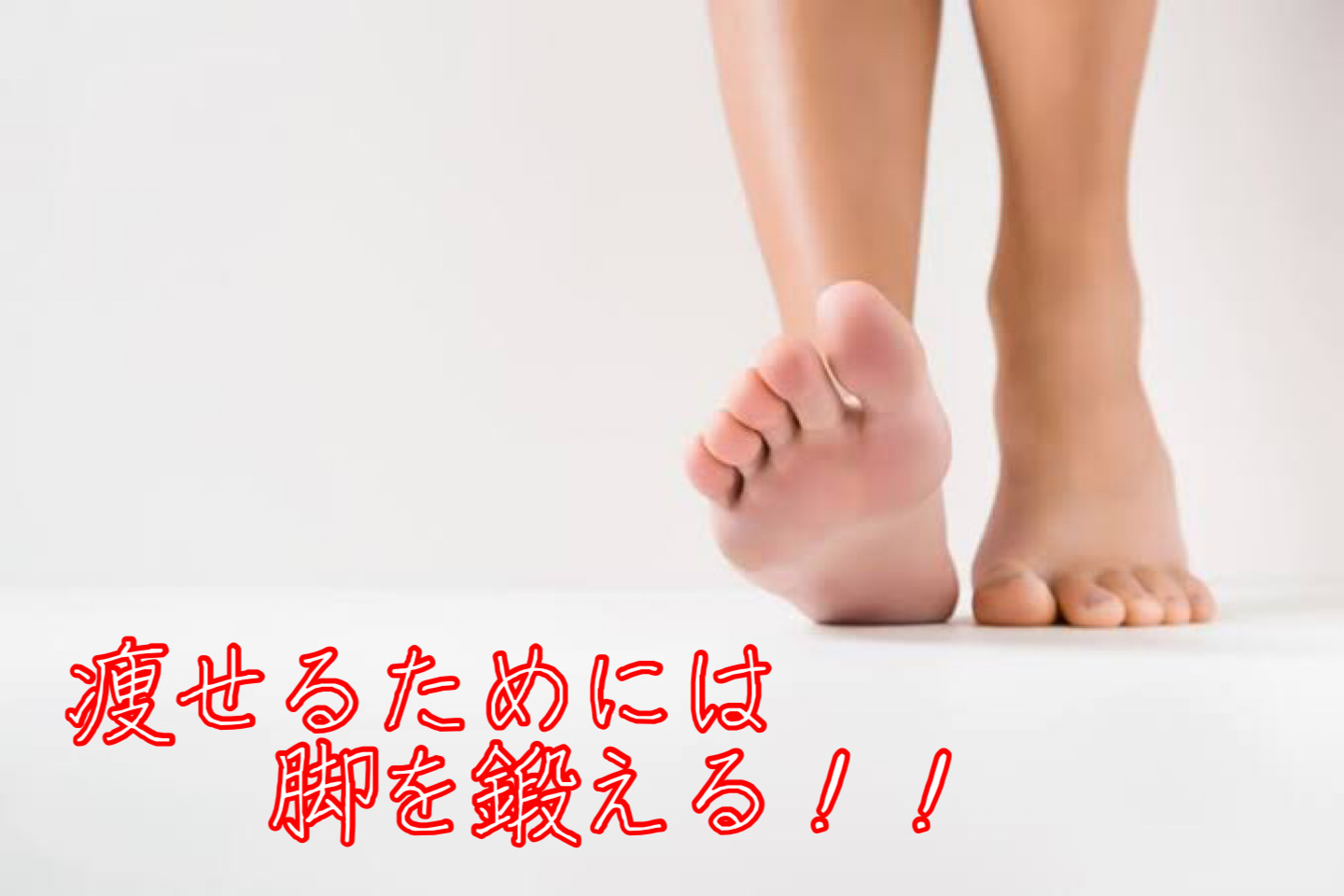 お腹痩せに最適なのは、なんと脚！！