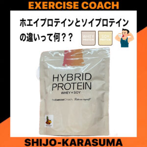 ホエイプロテインとソイプロテインの違いって何？