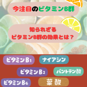 ビタミンB群のご紹介