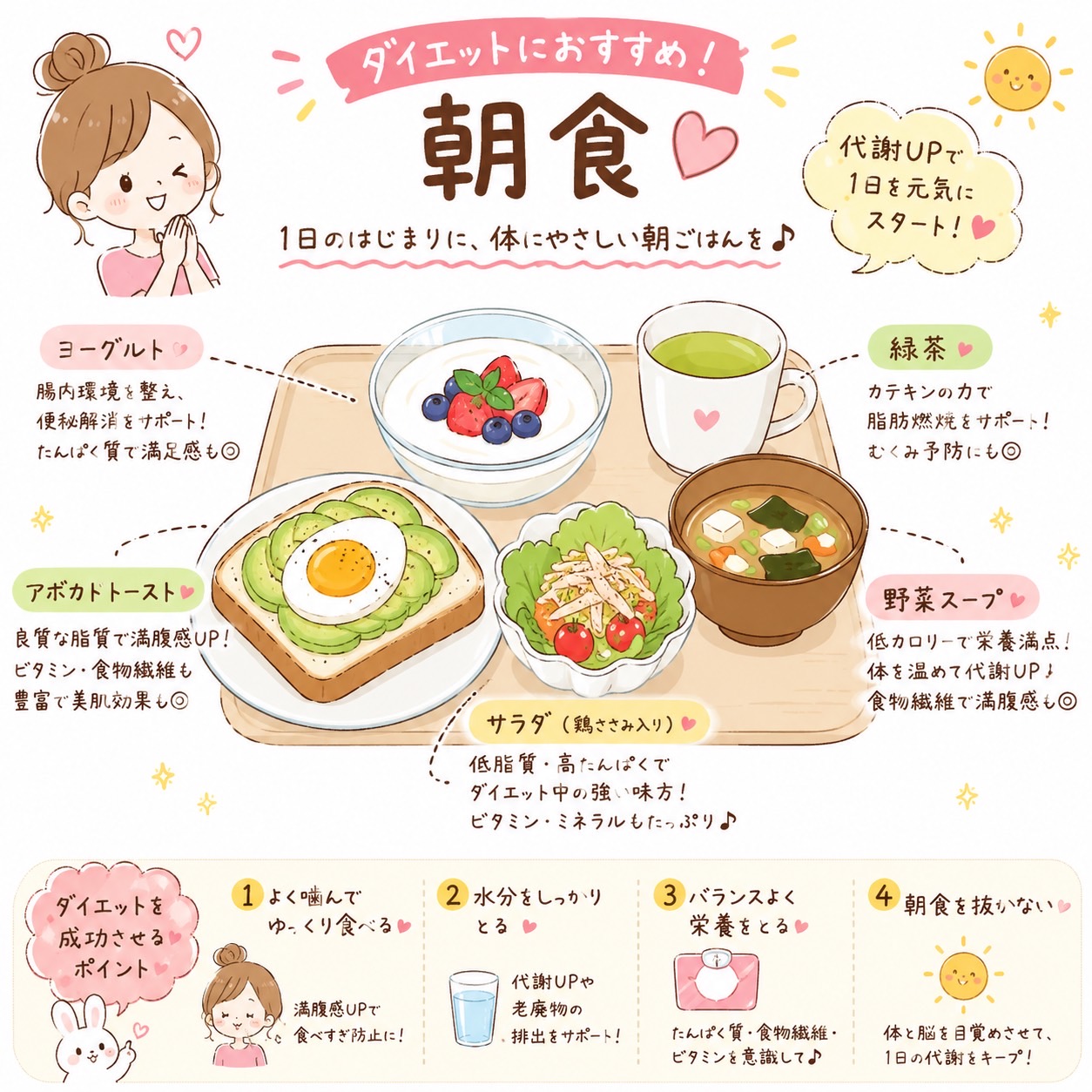 朝食のおすすめはこれだぜ