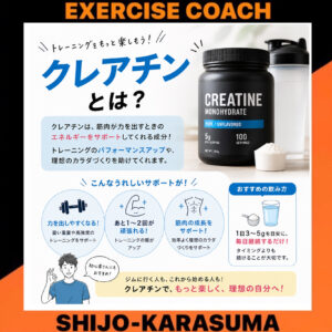 クレアチンのご紹介❗️