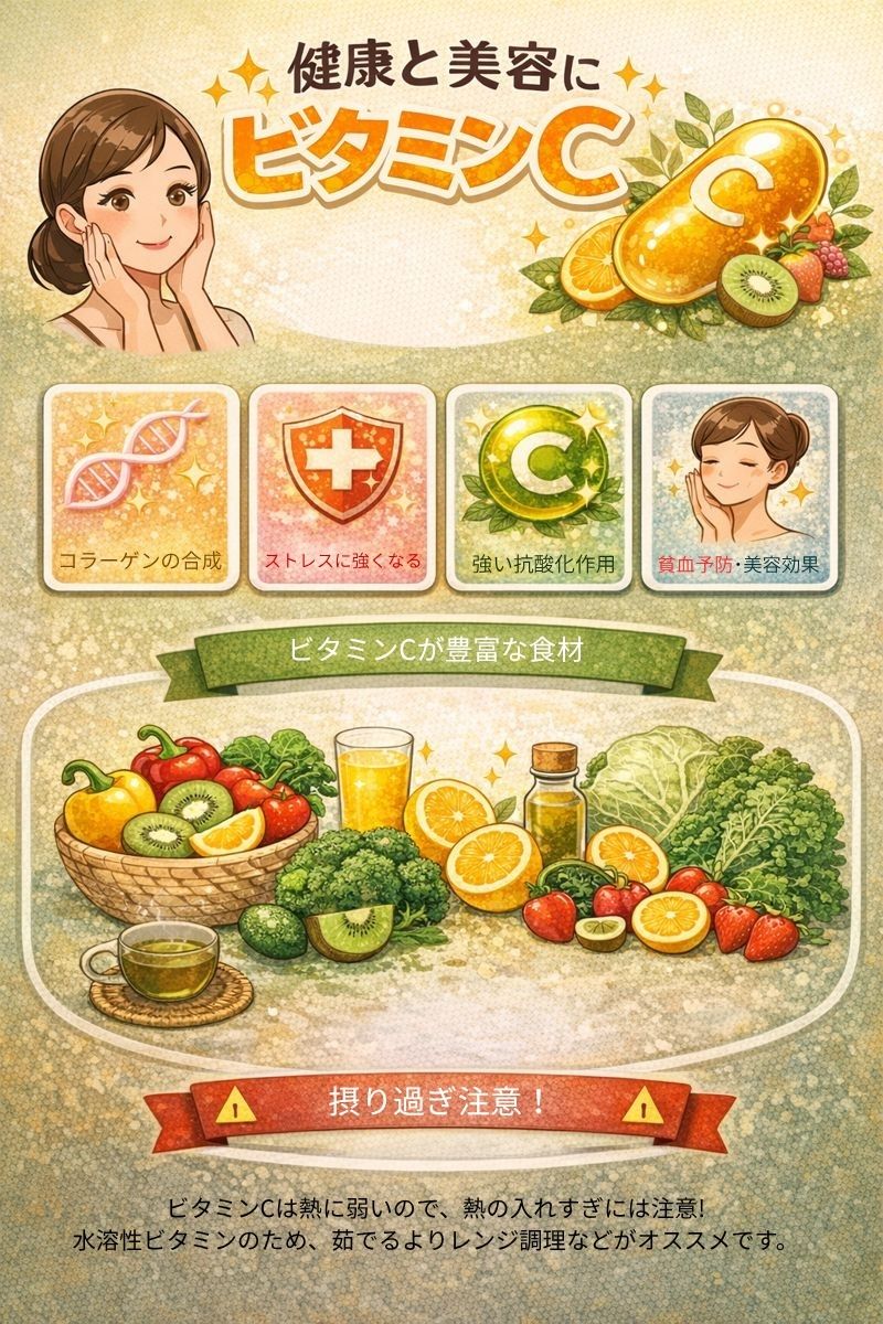 健康・美・ビタミンCについて