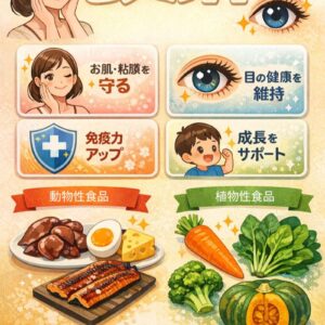 健康・美・ビタミンAについて