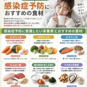 🦠【感染症予防に！毎日の食事で意識したい栄養素】