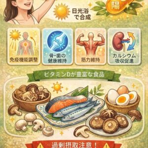 健康・美　ビタミンDについて