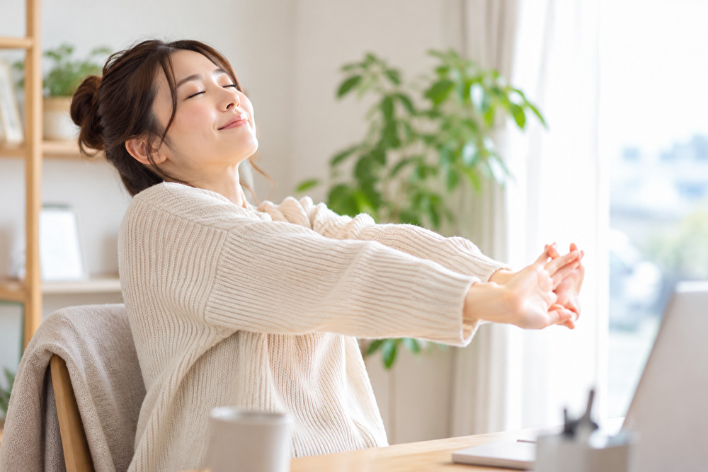 朝晩の冷え込み、体が縮こまっていませんか？