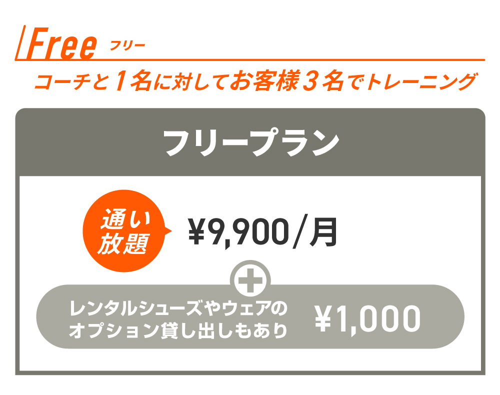 料金プラン／フリープラン