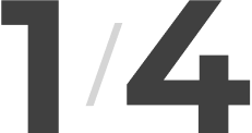 1/4
