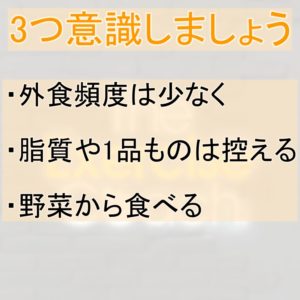 意識する点