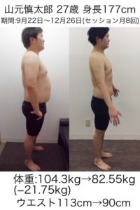 ダイエット成功 27歳 ダイエットジム パーソナルジムならエクササイズコーチ